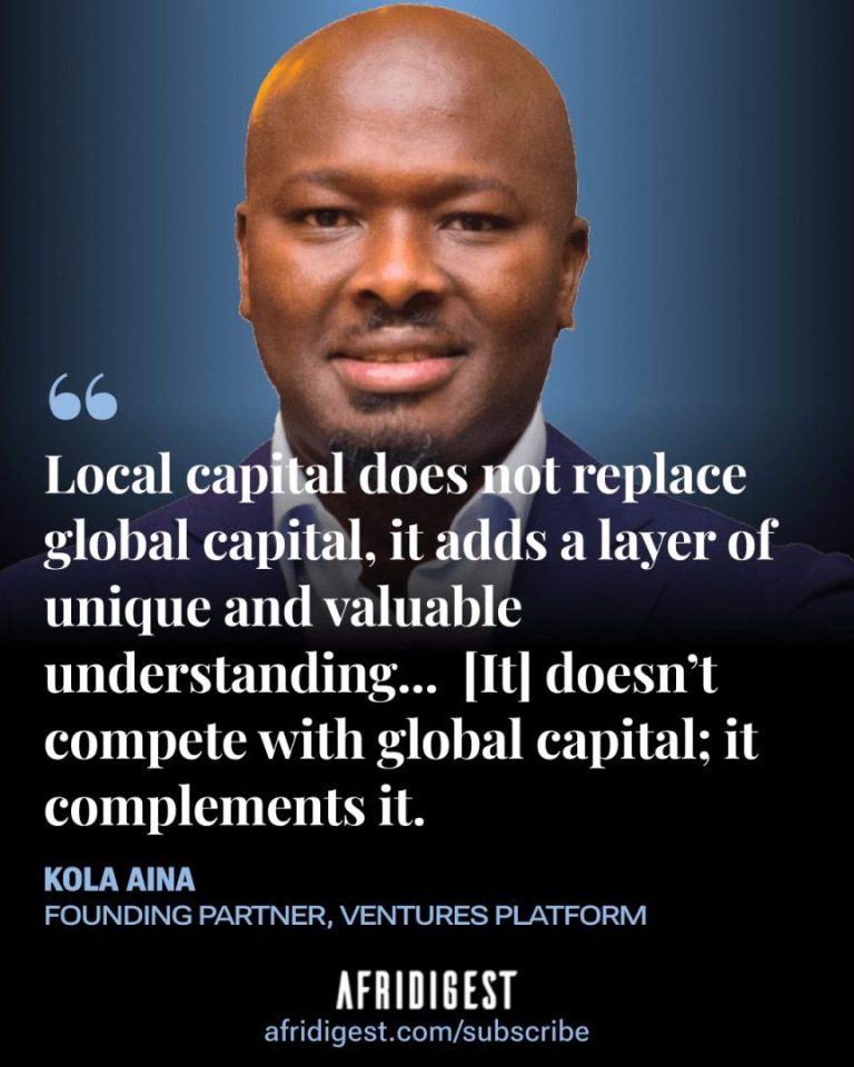 Image of Kola Aina with quote overlaid.