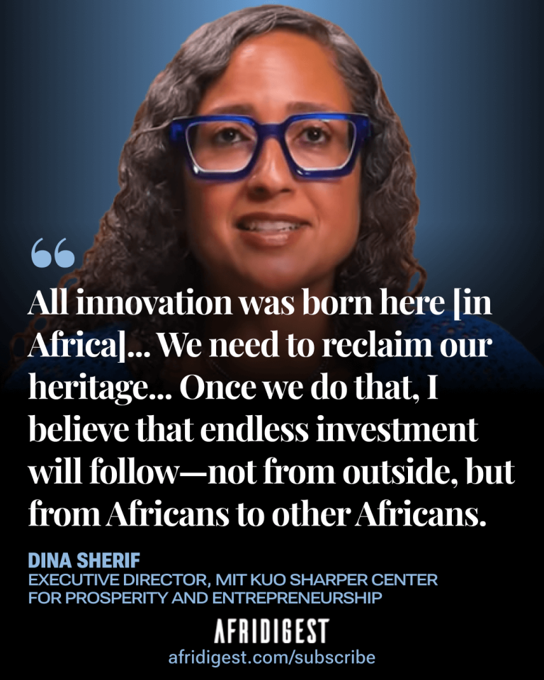 Image of Dina Sherif with Quote overlaid